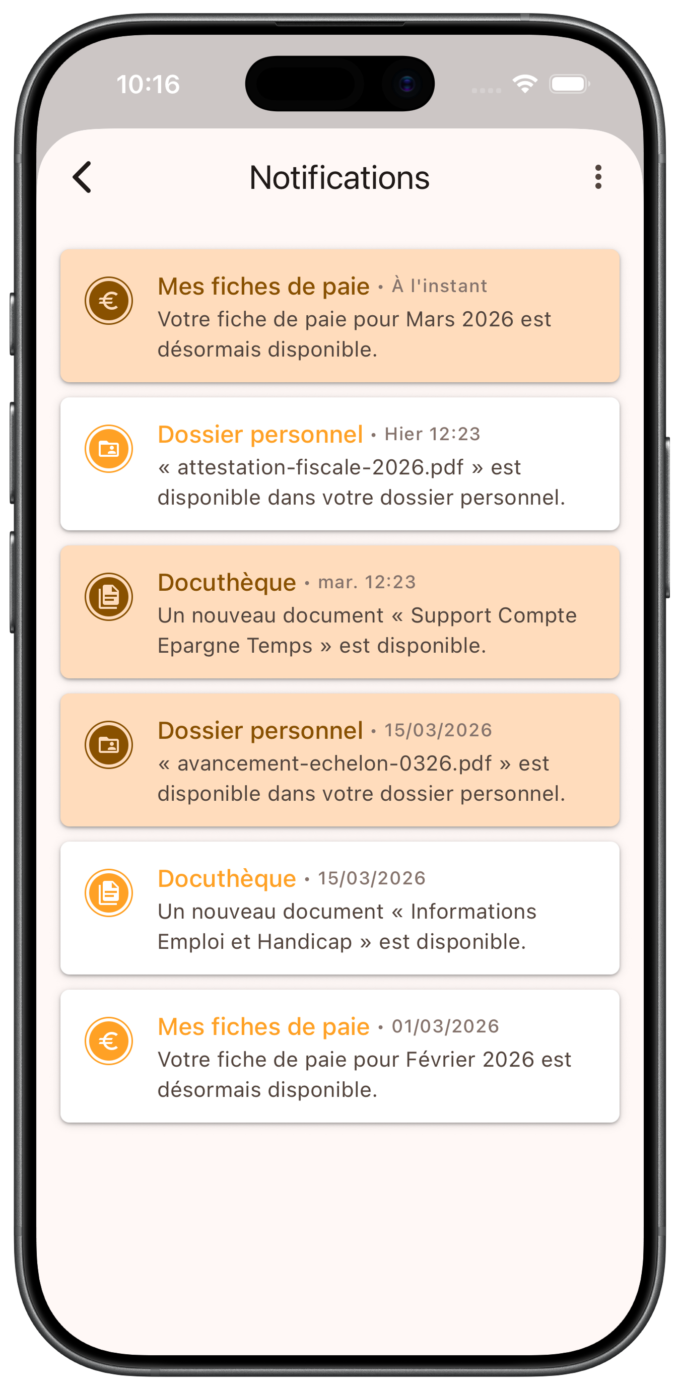Accédez à vos documents