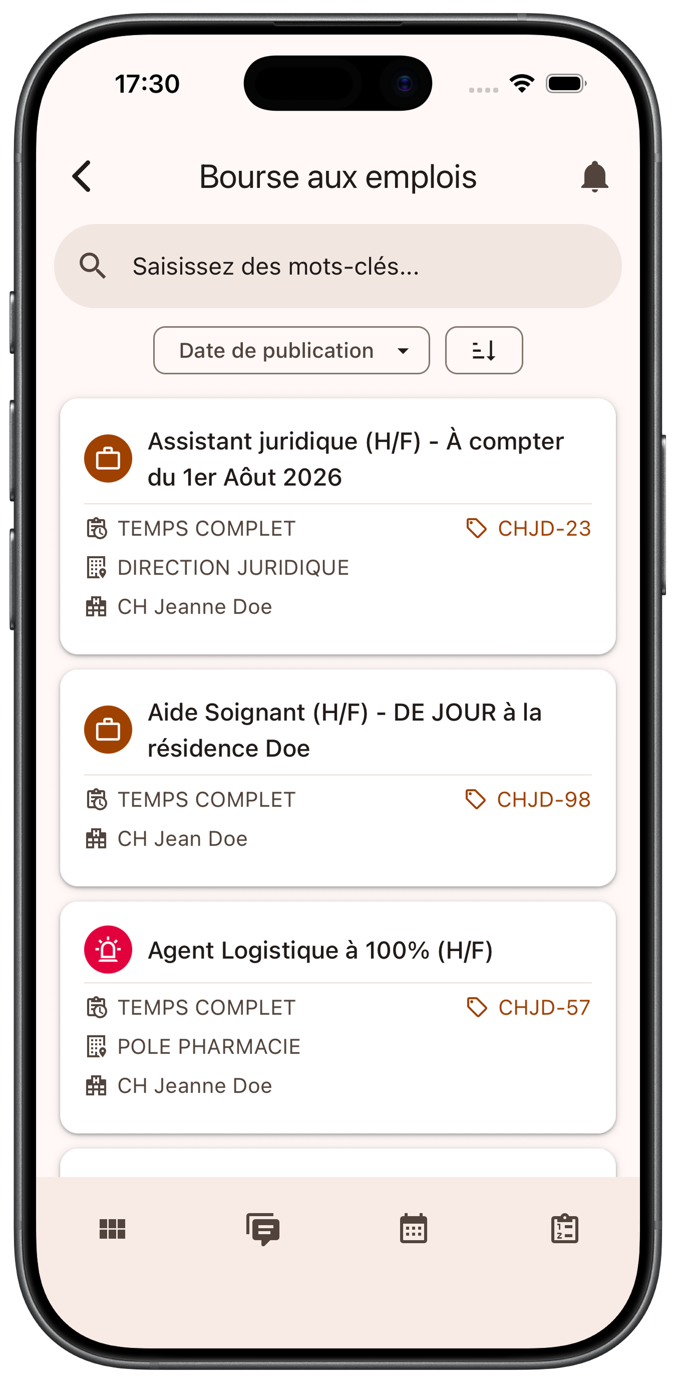 Consultez les offres d'emploi